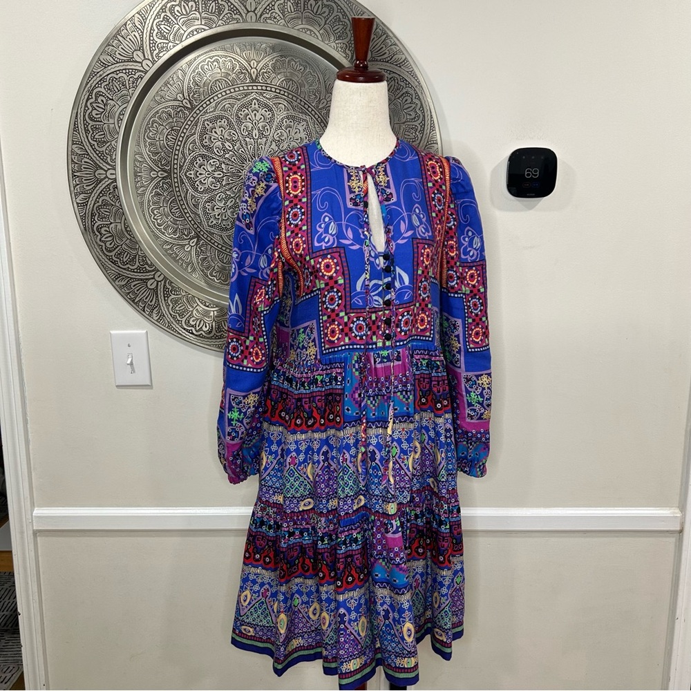 HUNTER BELL Multicolor Patterned Dress - Picture 2 of 15